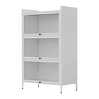 Armoire de rangement pour garde-manger avec portes et portes rétractables