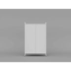 Armoire de rangement pour garde-manger avec portes et portes rétractables