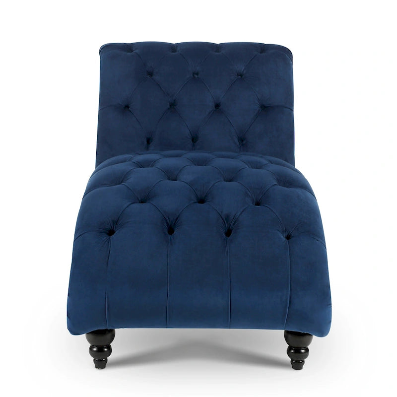 Chaise longue capitonnée - 62,80 x 27,17 x 32,87