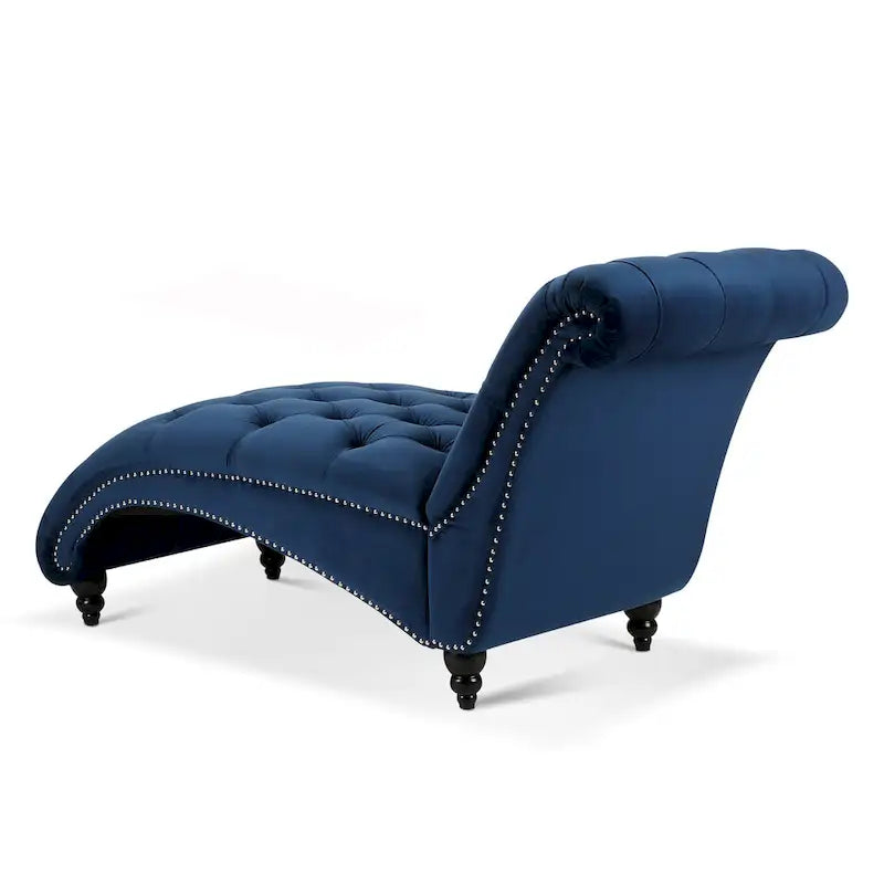 Chaise longue capitonnée - 62,80 x 27,17 x 32,87