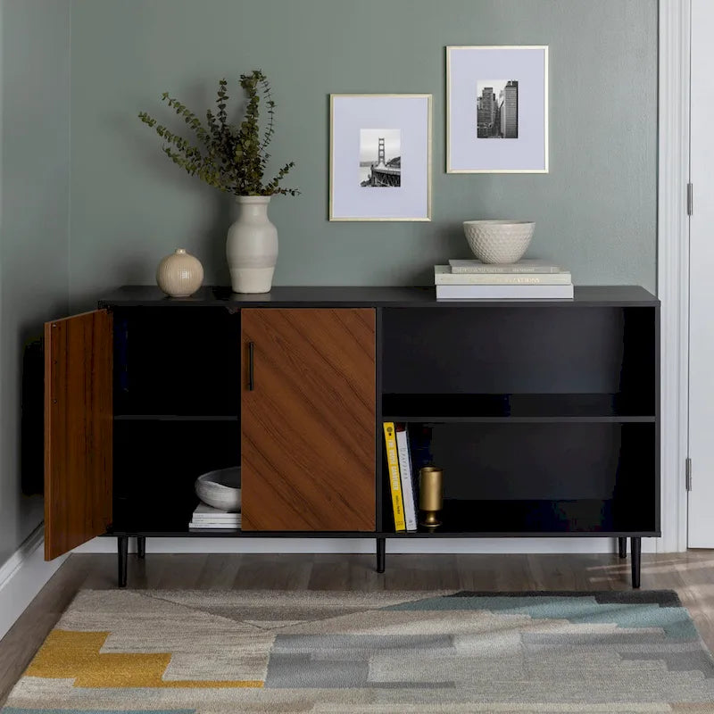 Meuble TV Middlebrook Cassandra 58 pouces à motifs assortis