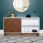 Meuble TV Middlebrook Cassandra 58 pouces à motifs assortis