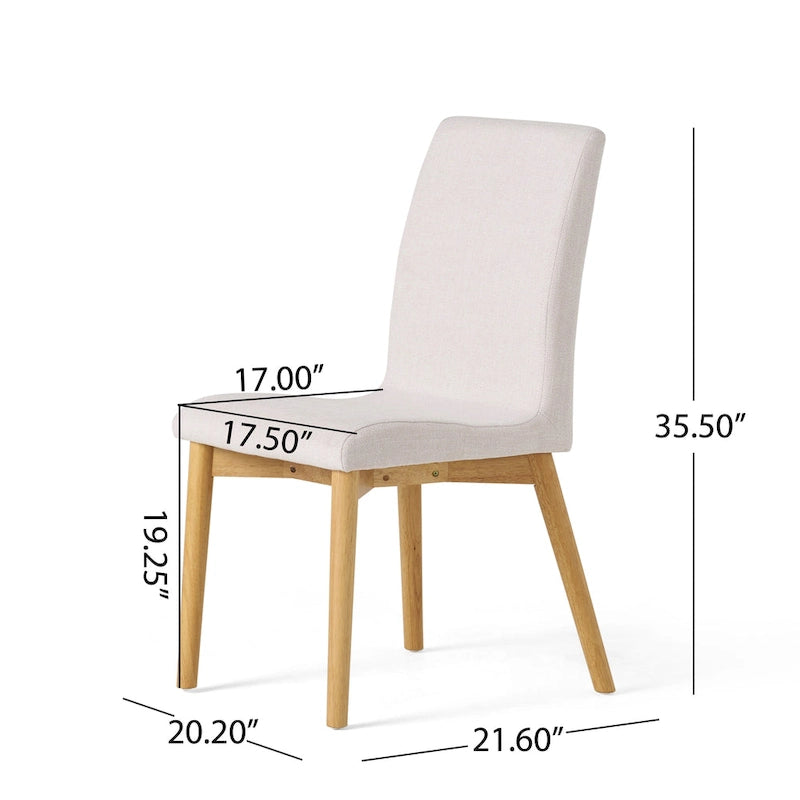 Ensemble de salle à manger 7 pièces Orrin, style moderne du milieu du siècle, par Christopher Knight Home