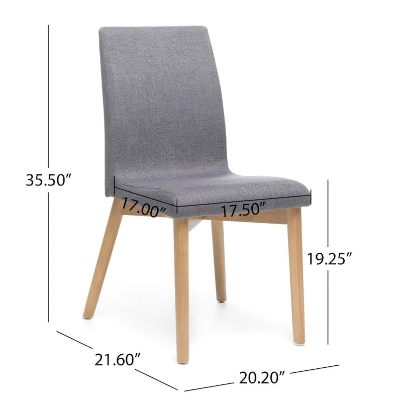 Ensemble de salle à manger 7 pièces Orrin, style moderne du milieu du siècle, par Christopher Knight Home