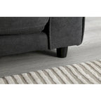 Canapé-lit convertible 3 places en velours peluche - 31,10 x 55,00 x 31,00