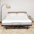 Sommier articulé pour lit Queen avec inclinaison de la tête et des pieds, télécommande sans fil, position zéro gravité