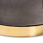 Fauteuil pivotant rembourré Saffi Glam and Luxe