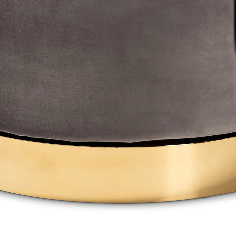 Fauteuil pivotant rembourré Saffi Glam and Luxe