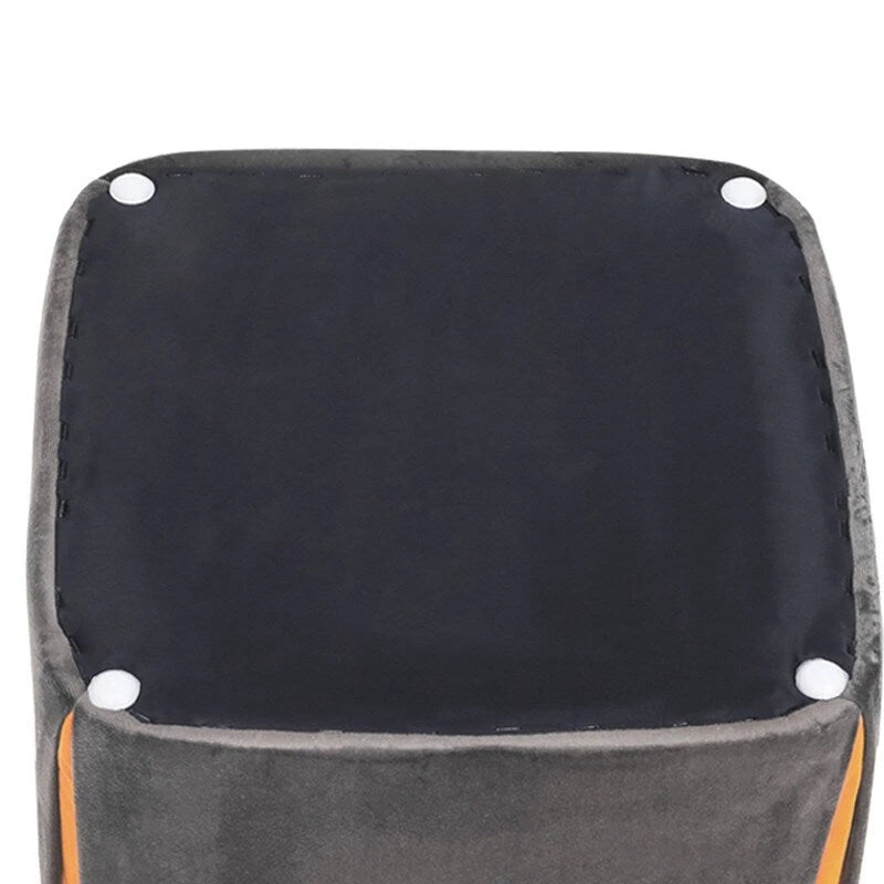 Tabouret repose-pieds ottoman Adeco 14 petit modèle - Tabouret ottoman en velours