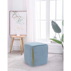 Tabouret repose-pieds ottoman Adeco 14 petit modèle - Tabouret ottoman en velours