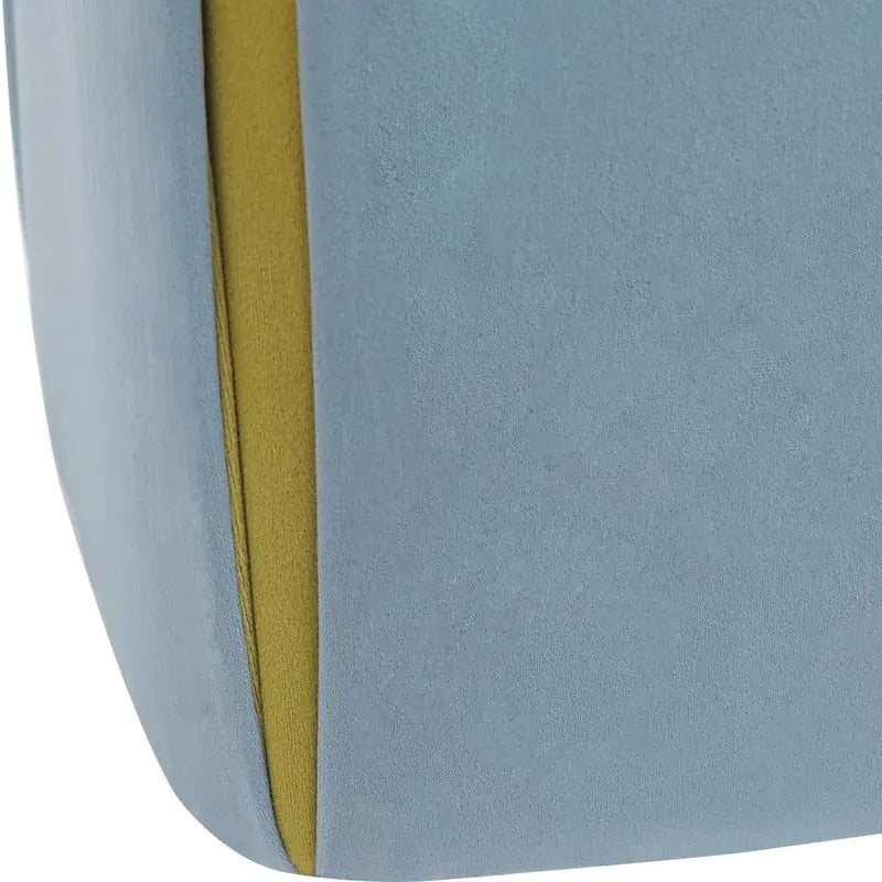 Tabouret repose-pieds ottoman Adeco 14 petit modèle - Tabouret ottoman en velours
