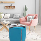 Tabouret repose-pieds ottoman Adeco 14 petit modèle - Tabouret ottoman en velours
