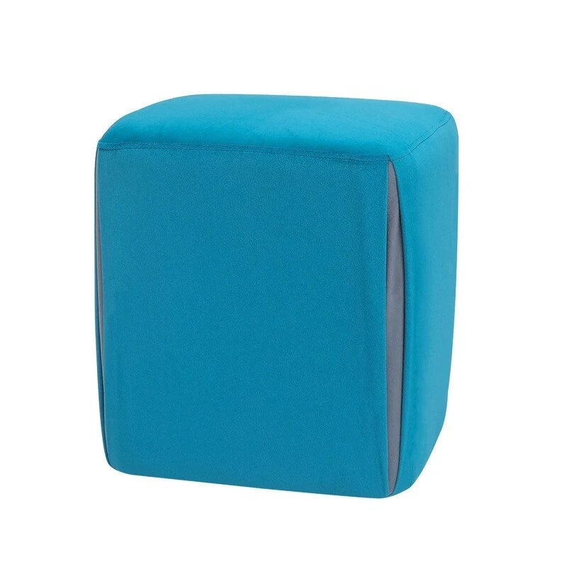 Tabouret repose-pieds ottoman Adeco 14 petit modèle - Tabouret ottoman en velours