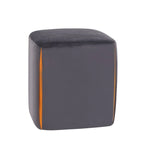 Tabouret repose-pieds ottoman Adeco 14 petit modèle - Tabouret ottoman en velours