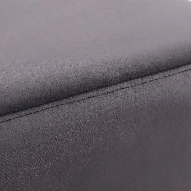 Tabouret repose-pieds ottoman Adeco 14 petit modèle - Tabouret ottoman en velours