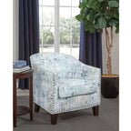 Fauteuil d'appoint Giles de Grafton Home avec garniture cloutée