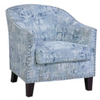 Fauteuil d'appoint Giles de Grafton Home avec garniture cloutée