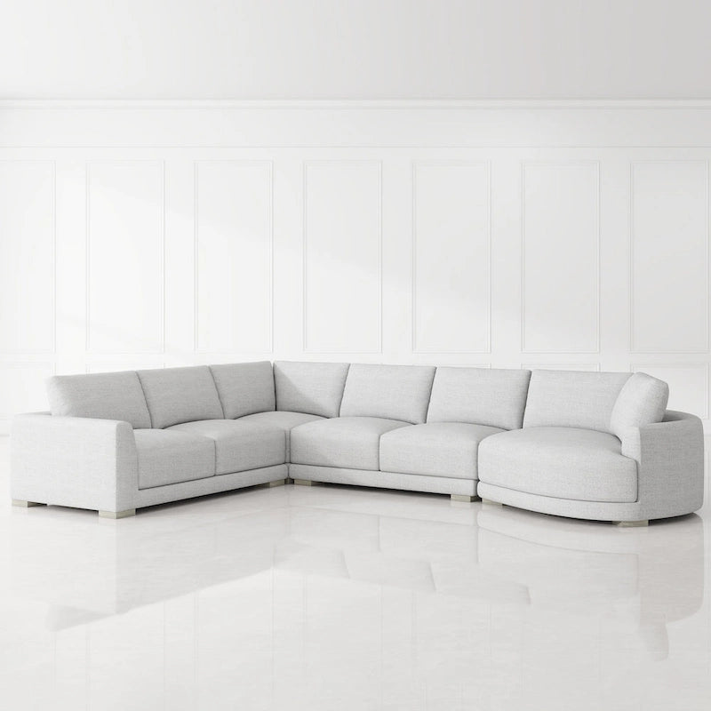 Canapé d'angle modulaire Laguna 165,5 avec méridienne