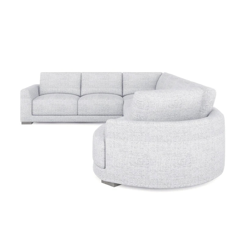 Canapé d'angle modulaire Laguna 165,5 avec méridienne