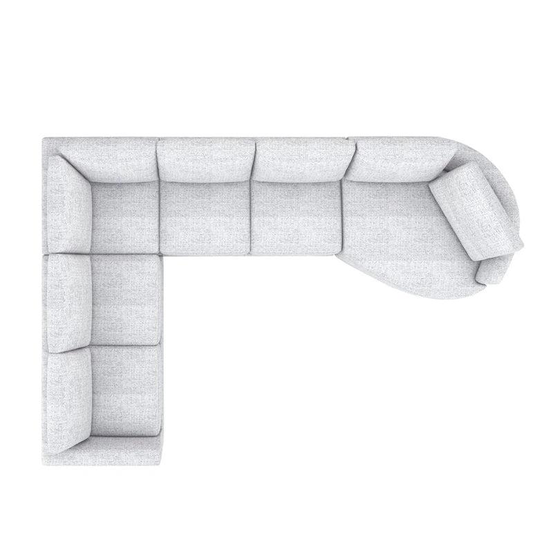 Canapé d'angle modulaire Laguna 165,5 avec méridienne