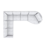 Canapé d'angle modulaire Laguna 165,5 avec méridienne
