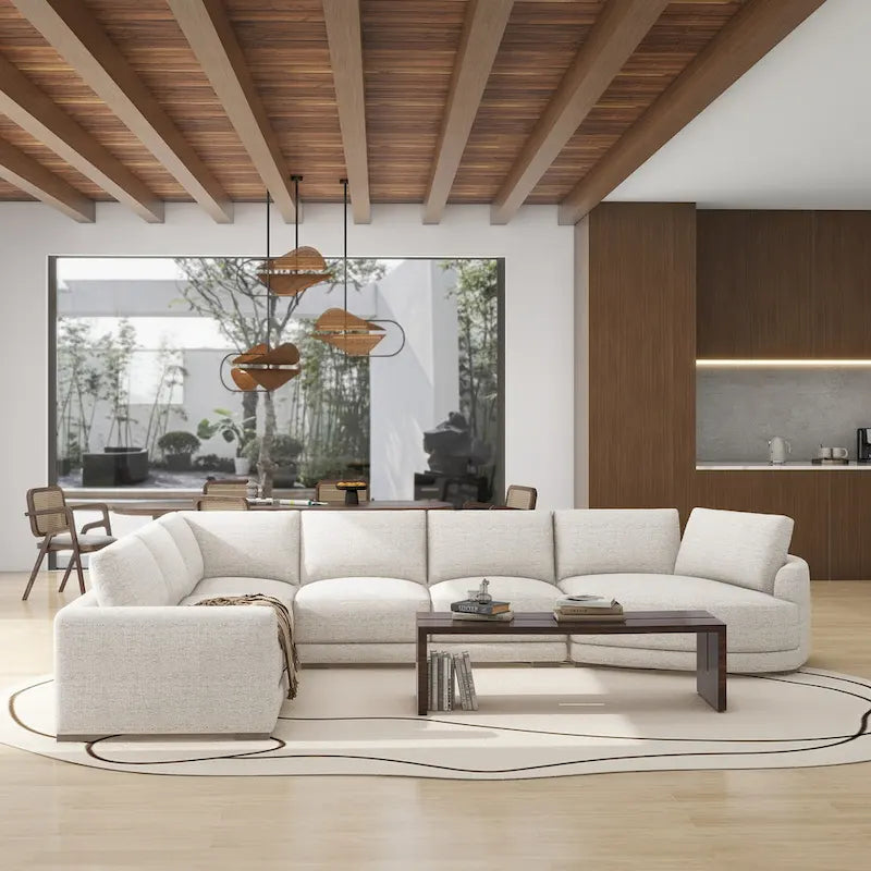 Canapé d'angle modulaire Laguna 165,5 avec méridienne