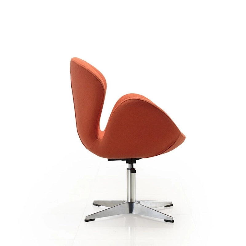 Fauteuil pivotant réglable chromé Manhattan Comfort (lot de 2)