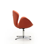 Fauteuil pivotant réglable chromé Manhattan Comfort (lot de 2)