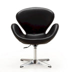 Fauteuil pivotant réglable chromé Manhattan Comfort (lot de 2)