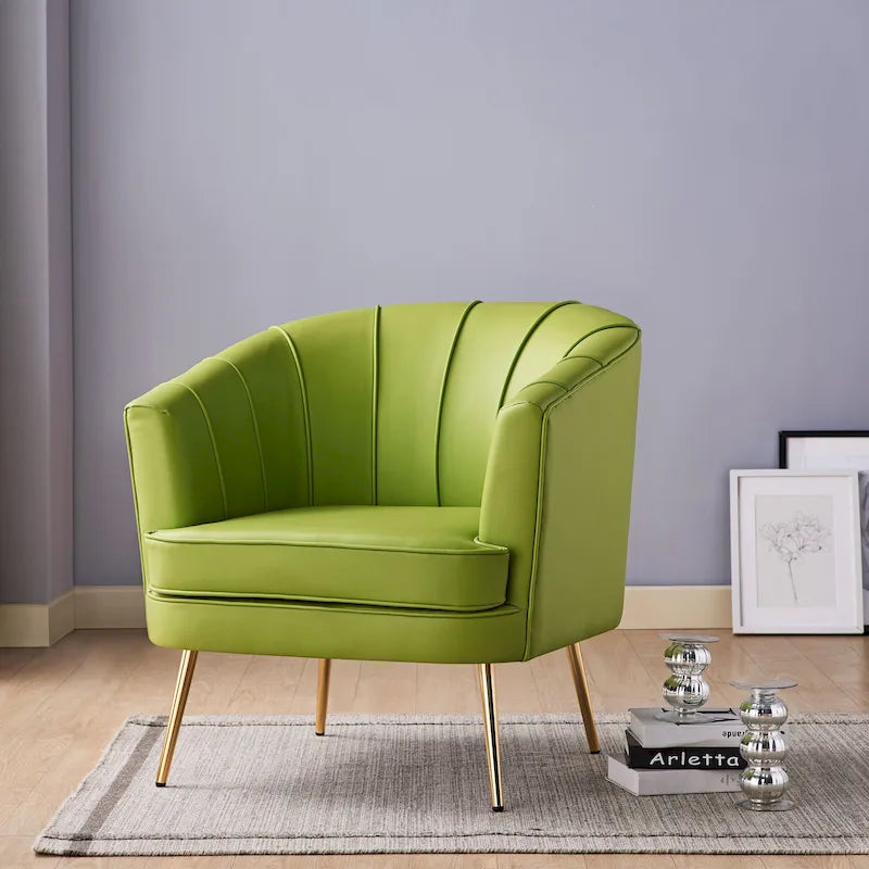 Fauteuil d'appoint rembourré contemporain Delicia de Furniture of America