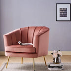 Fauteuil d'appoint rembourré contemporain Delicia de Furniture of America