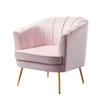 Fauteuil d'appoint rembourré contemporain Delicia de Furniture of America