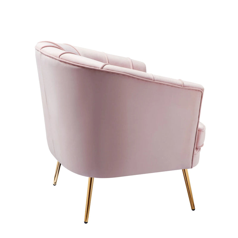 Fauteuil d'appoint rembourré contemporain Delicia de Furniture of America