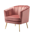 Fauteuil d'appoint rembourré contemporain Delicia de Furniture of America