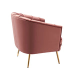Fauteuil d'appoint rembourré contemporain Delicia de Furniture of America