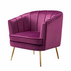 Fauteuil d'appoint rembourré contemporain Delicia de Furniture of America
