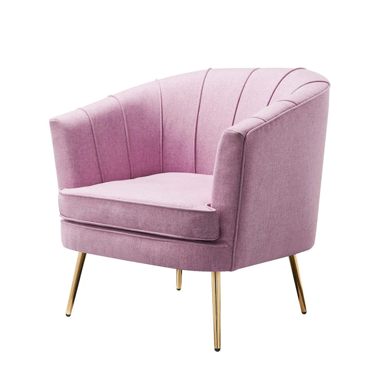 Fauteuil d'appoint rembourré contemporain Delicia de Furniture of America