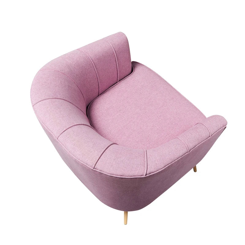Fauteuil d'appoint rembourré contemporain Delicia de Furniture of America
