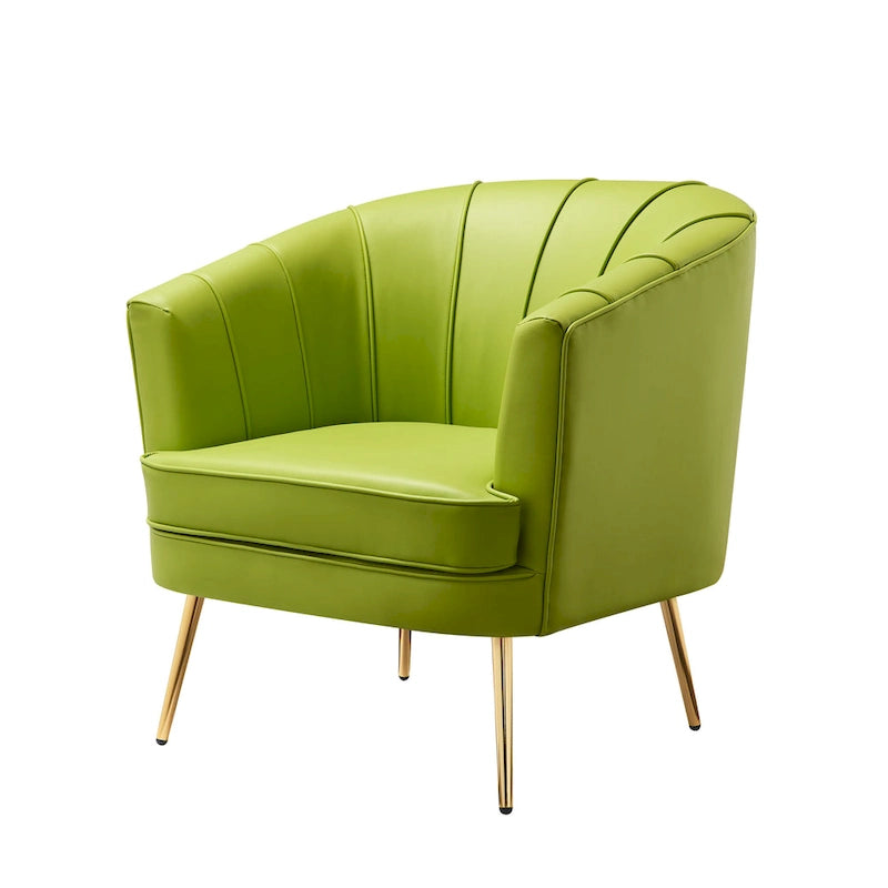 Fauteuil d'appoint rembourré contemporain Delicia de Furniture of America