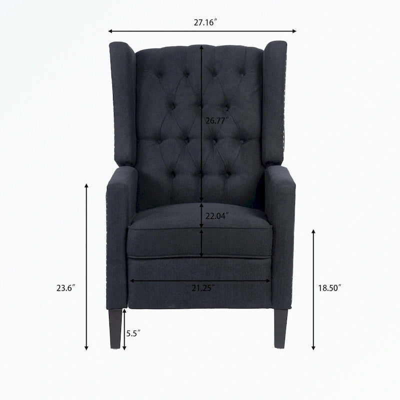 Fauteuil inclinable à oreilles manuel