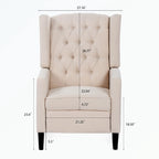 Fauteuil inclinable à oreilles manuel