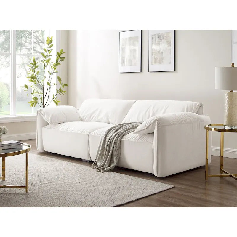 Canapé moderne VANOMi 88,6 pouces, canapé de détente pour salle de jeux ou salon - 75 po x 24 po