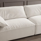 Canapé moderne VANOMi 88,6 pouces, canapé de détente pour salle de jeux ou salon - 75 po x 24 po