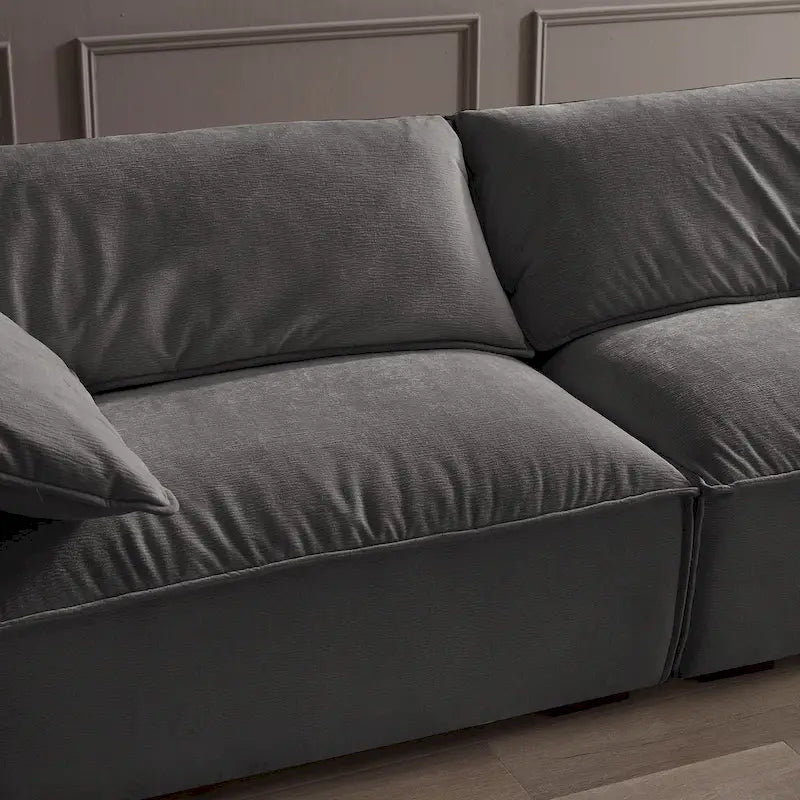 Canapé moderne VANOMi 88,6 pouces, canapé de détente pour salle de jeux ou salon - 75 po x 24 po