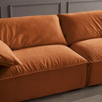 Canapé moderne VANOMi 88,6 pouces, canapé de détente pour salle de jeux ou salon - 75 po x 24 po