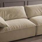Canapé moderne VANOMi 88,6 pouces, canapé de détente pour salle de jeux ou salon - 75 po x 24 po