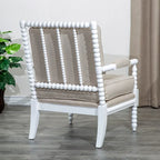 Fauteuil à fuseaux en tissu