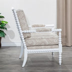 Fauteuil à fuseaux en tissu