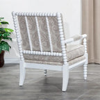 Fauteuil à fuseaux en tissu