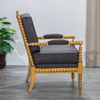 Fauteuil à fuseaux en tissu